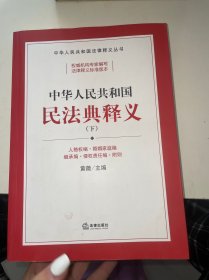 中华人民共和国民法典释义（下）