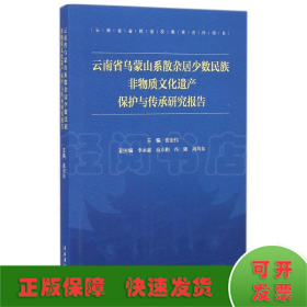 云南省乌蒙山系散杂居少数民族非物质文化遗产保护与传承研究报告