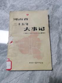 河南省35年大事记