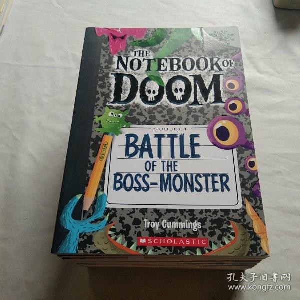 学乐Scholastic Branches系列 毁灭笔记13册 英文原版 The Notebook of Doom 5-9岁 怪物笔记 快乐幽默搞怪故事 学乐桥梁书