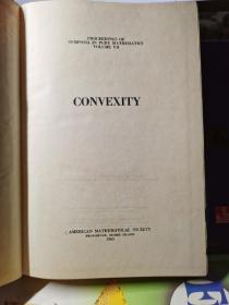 Convexity 代数学会议论文集第七卷
