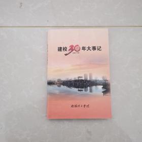 南阳理工学院建校30年大事记 （1986-2016）