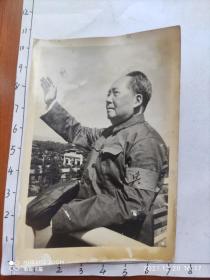 60年代毛主席穿军装接见红卫兵照片“兵”
