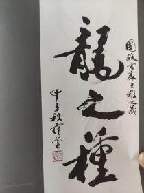 画页（散页印刷品）-——书法——孙伯翔作品选【楷书七言联，行书七言联，行书五言联，行书条幅，行书镜心6，行书手卷】。范曾作品【行书立轴，篆书五言联，行书横批】1426