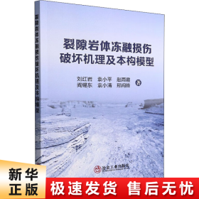 裂隙岩体冻融损伤破坏机理及本构模型