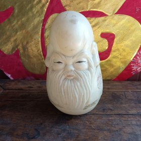 下乡收到70年代的寿星不倒翁，品相好，这种比较少见