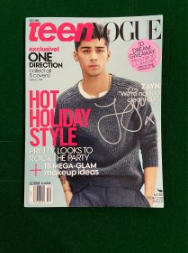 Teen Vogue 2012年12月/2013年1月跨年刊 Zayn Malik One Direction 1D 单向乐队