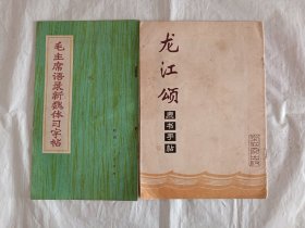 毛主席语录新魏体习字帖 龙江颂隶书字帖