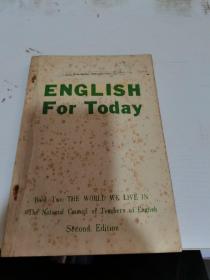 ENGLISH
For
Today