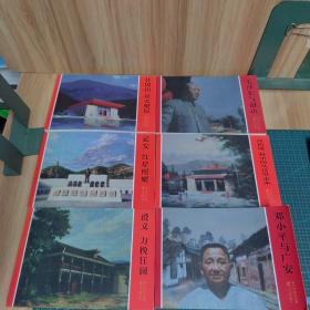 伟人故里革命圣地系列连环画：毛泽东与韶山、邓小平与广安、遵义力挽狂澜、井冈山星火燎原、延安红星照耀、西柏坡新中国从这里走来（六册合售）