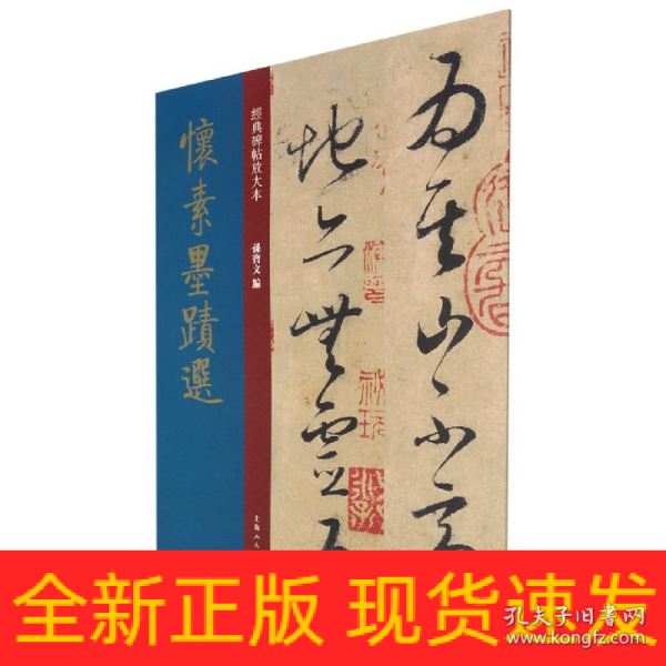 怀素墨迹选 唐代 草书 成人字帖 经典碑帖放大本