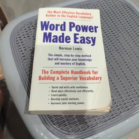 Word Power Made Easy: The Complete Handbook for Building a Superior Vocabulary 英文原版