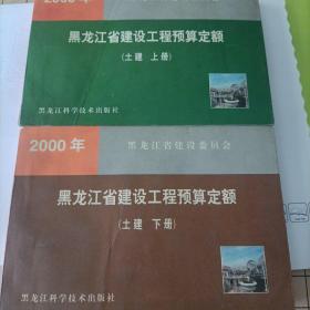 黑龙江省建设工程预算定额（土建上下册）