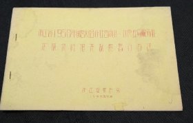 浙江省1958年国营及合作社营商业、饮食业与服务业定期统计报表制度暂行办法