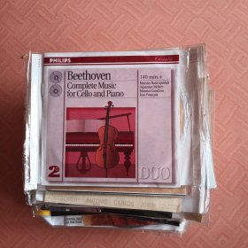 CD BEETHOVEN COMPLETE MUSIC FOR CELLO AND PIANO 2碟 简装