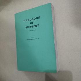 HANDBOOK OF SURGERY