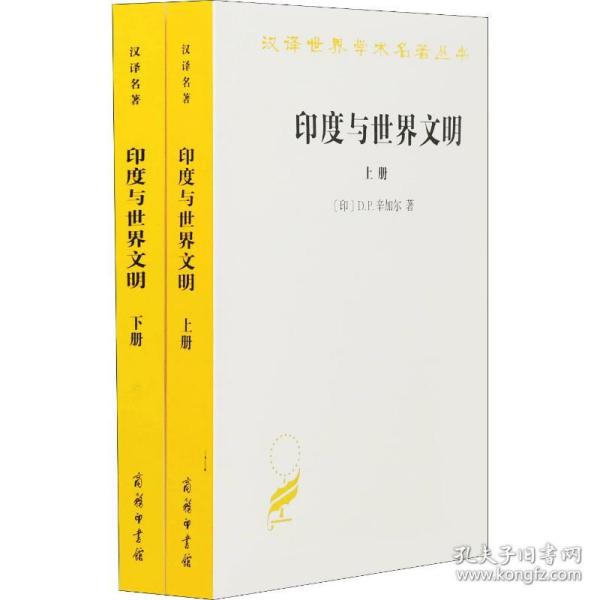 汉译名著本17：印度与世界文明（套装共2册）