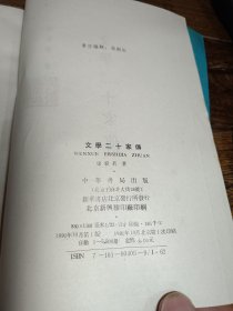 文学二十家传