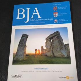 BJA: British Journal of Anaesthesia 医学学术麻醉外科原版外文英文学术论文期刊杂志2015年1月114卷1-179