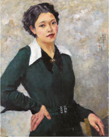民国闺秀，徐悲鸿女弟子，张倩英，册页