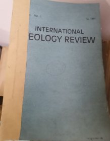 英文原版：international geology review（国际地质评论），共110期