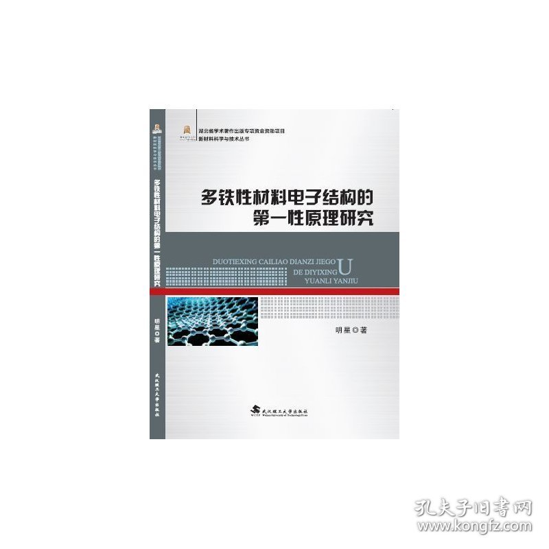 多铁材料电子结构的原研究/材料与技术丛书