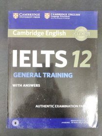 【特價】新東方 劍橋雅思官方真題集12：培訓類 -LELTS 12 GENERAL TRAININIG WITH ANSWERS