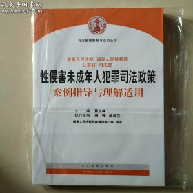 司法解释理解与适用丛书：性侵害未成年人犯罪司法政策案例指导与理解适用