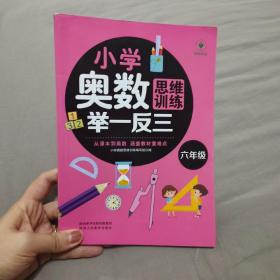 小学奥数思维训练举一反三 六年级