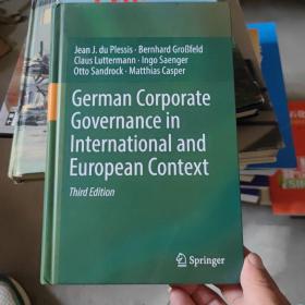 German Corporate Governance in InternationaI and European Context