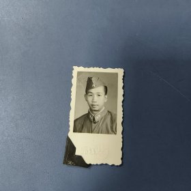 1958年 军人照片: 船型帽士兵 —— 包邮！