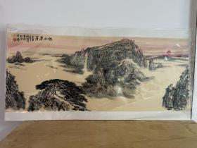 张德阳泰山画作