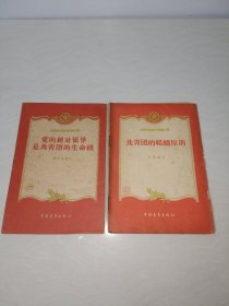 党的绝对领导是共青团的生命线、共青团的组织原则〖共青团的基础知识丛书2本和售〗