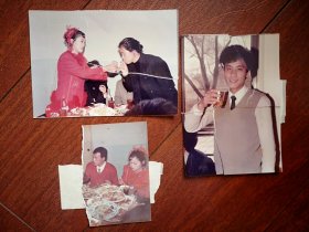 90年代初破裂的婚姻系列之十五，结婚宴席照片三张，1993年，（详见说明）