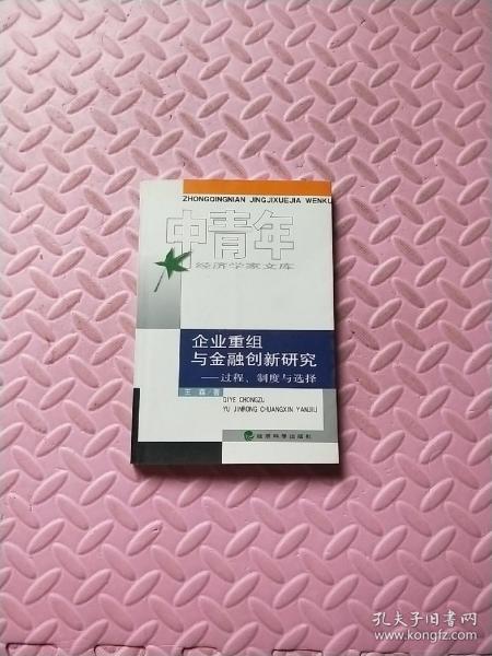 企业重组与金融创新研究——中青年经济学家文库