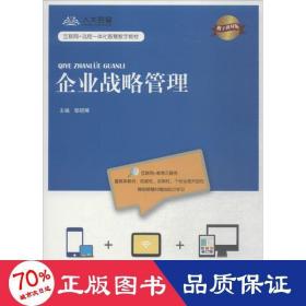 企业战略管理 大中专文科经管 邹昭晞 主编