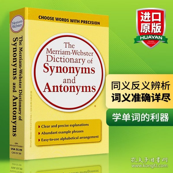 The Merriam-Webster Dictionary of Synonyms and Antonyms