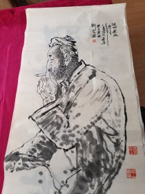 刘文西作品四尺纯手绘