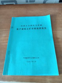 内蒙古自治区乌审旗板户梁粘土矿详查地质报告