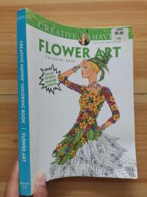 COSTCO Creative Haven Flower Art Coloring Book: Color Doodle Imagine Create