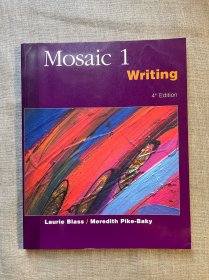 Mosaic 1: Writing, 4th Edition 写作教程【英文版，16开】