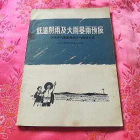 低温阴雨及大雨暴雨预报.