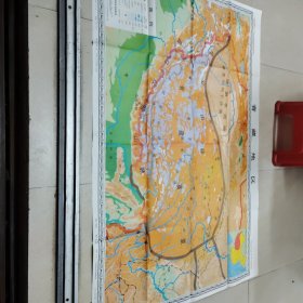 地理教学地图挂图，青藏地区