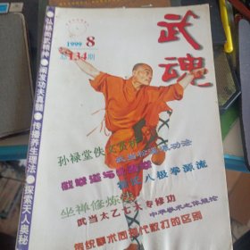 武魂杂志 1999 8 不缺页 有水渍 青萍剑图解一路 下 武当松溪派功法 等内容