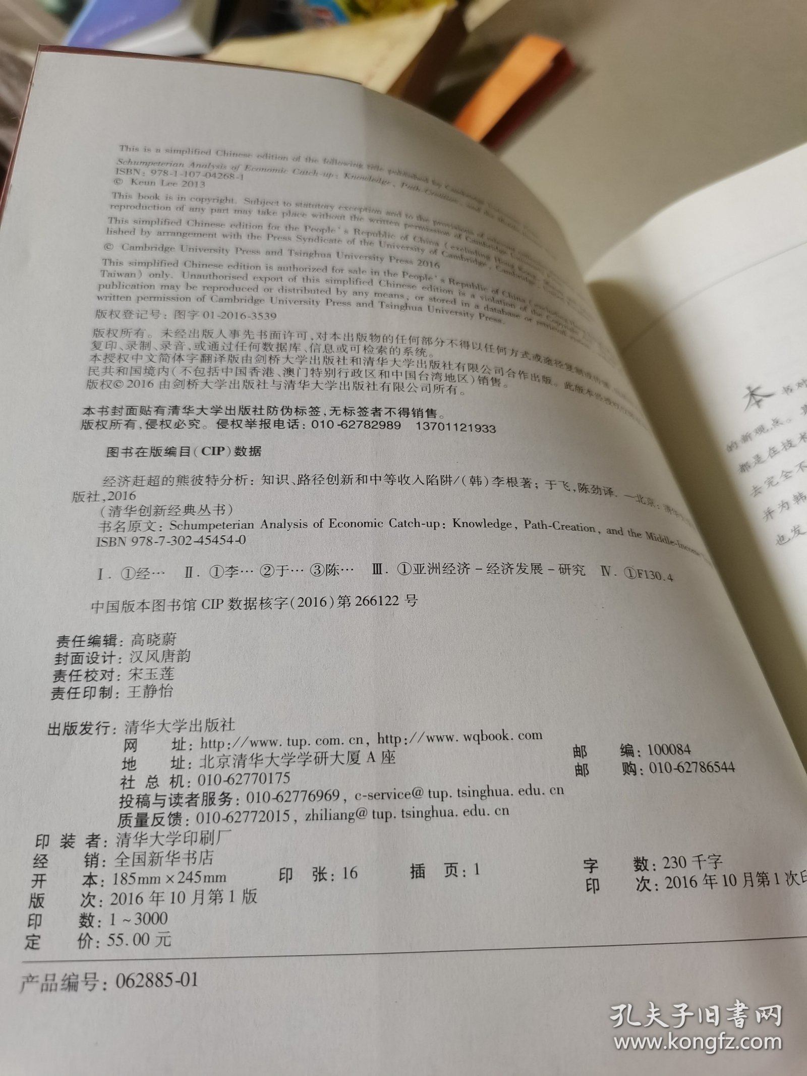 经济赶超的熊彼特分析：知识、路径创新和中等收入陷阱 清华创新经典丛书