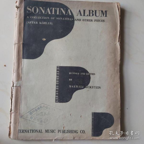 sonatina  album 民国乐谱 华民商行