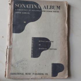 sonatina  album 民国乐谱 华民商行