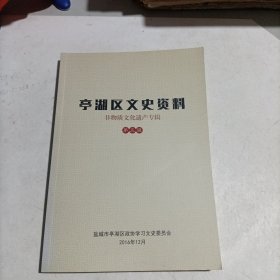 亭湖区文史资料 非物质文化遗产专辑 第五辑