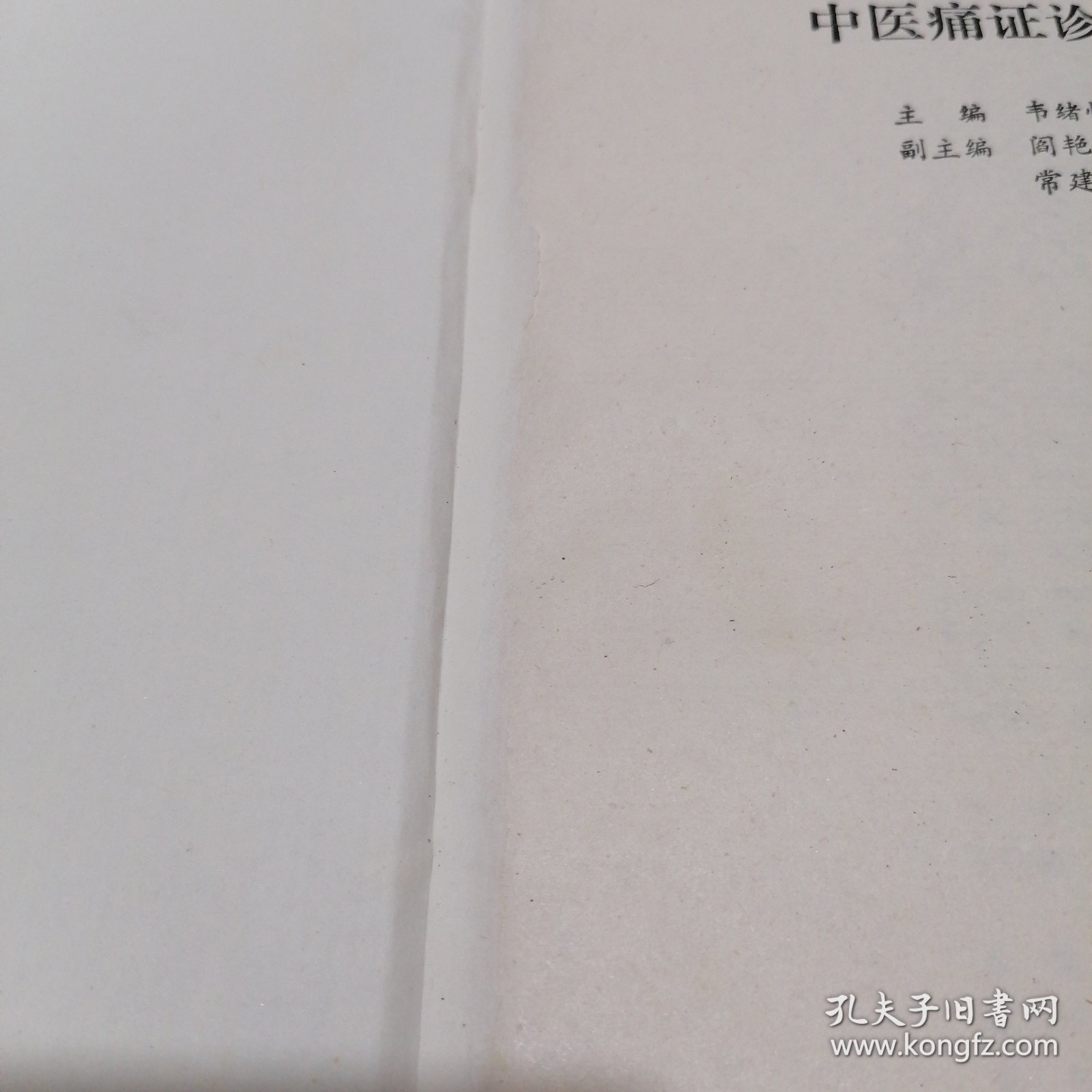 中医痛证诊疗大全