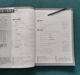 中篇小说选刊（2011年第2期/总第179期）（包邮）